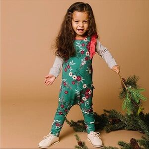 NWT Rags holiday floral romper
